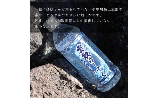 雲取のしずく（ナチュラルミネラルウォーター）（軟水）500ml×24本