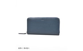 レディース本革長財布 4M2-1151（・ネイビー）