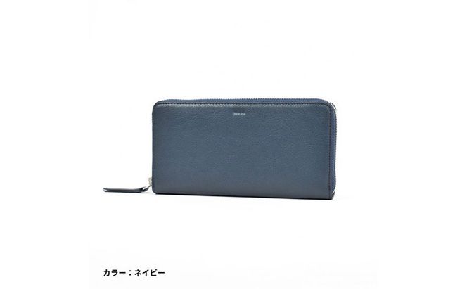 レディース本革長財布 4M2-1151（・ネイビー）