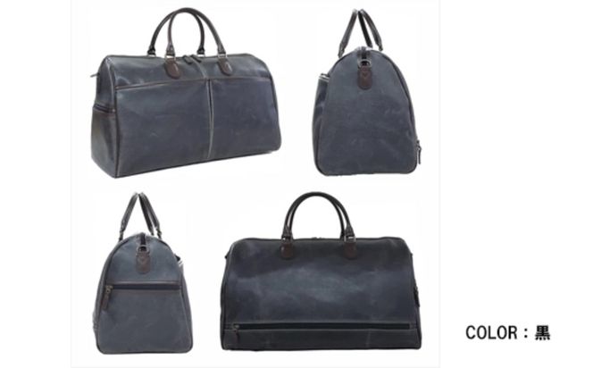 白化合皮 前2ポケット ボストン キャメル 10438-10 / 平野鞄 ボストンバック トラベルバッグ 旅行カバン 両開きファスナー 2～3泊 旅行 出張 ゴルフ ジム レトロ ヴィンテージ おしゃれ 高級 豊岡製鞄 日本製 かばん カバン バッグ 鞄