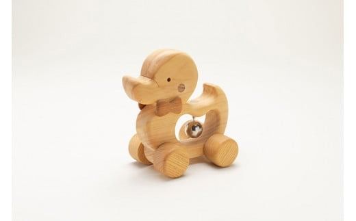 木のおもちゃ ころりんアニマル あひる 動物 木製 木 おもちゃ 知育玩具 赤ちゃん ベビー 男の子 女の子 ギフト プレゼント 贈り物 贈答 お祝い 出産祝い 誕生日祝い 日本製 手作り てづくり のし 受注生産 2歳 幼児 子供 キッズ 乳児 オルゴール 音色 鈴 ヒノキ ケヤキ 国産 木工 玩具 教育 遊び かわいい 安全 丸み なめらか 安心 木材 素材 天然 ナチュラル 安芸市 高知県