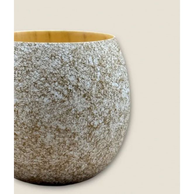 木製 エッグカップ 乱糸マット仕上げ 純白［NF121］ 303446_CU90053VC03