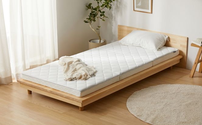 エアリーマットレス HGS90-S マットレス シングル 三つ折り 折りたたみ ソフトタイプ 9cm 寝返り 通気性 洗える 丸洗い 体圧分散 抗菌 防臭 コンパクト アイリスオーヤマ Airy エアリー