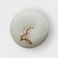 丸小皿 桜 純白（ゴールド桜） ［NF256］ 303446_CU90094VC01