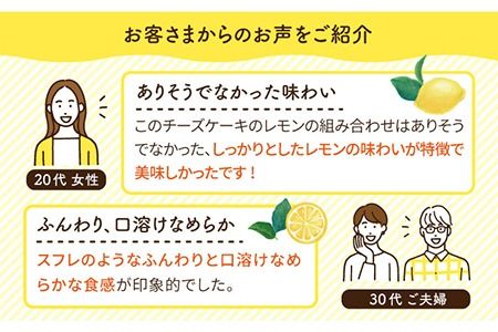 糸島 レモン チーズ ケーキ ( 桐箱 入り / リネン バック 付き )《糸島》【株式会社EARTH】[ADI001] チーズケーキ ベイクドチーズケーキ レモンケーキ ギフト 贈答