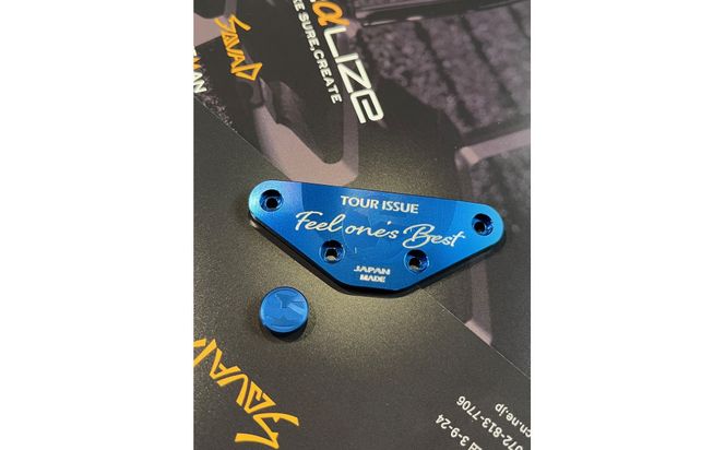 DRAG SB TOUR ISSUE ＜フェース部のスピンとソール部のアルミプレートのカラー：青＞【 ゴルフ パター DRAG odermade madeinjapan fullmilledputter 削りだしパター 地クラブ 日本製 打感  父の日 ゴルフ リアライズ株式会社 送料無料 】 272230_BA015VC02