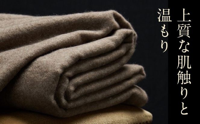 099H3415a 【10セット限定】カシミヤ100% 最高級ブランケット 1枚【シングル 150cm×210cm 寝具 贈り物 ギフト カシミアブラウン】
