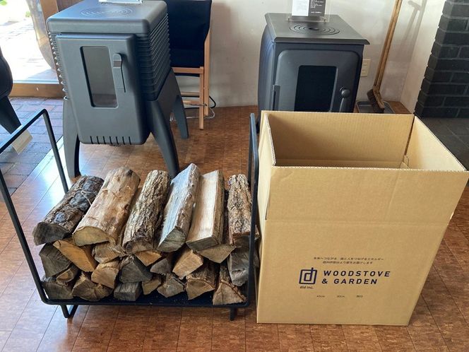 薪 定期便 3カ月連続 乾燥 ・ 広葉樹 ミックス 薪 30cm （ 18kg × 2箱 セット × 3回） |ディーエルディー dld  薪 自然乾燥 すぐ使える 太割 結束無 長さ 30cm 薪ストーブ 伊那市 長野県 信州 【074-05】
