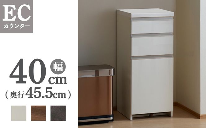 食器棚 カップボード 組立設置 ECA-S400KRカウンター [No.551]