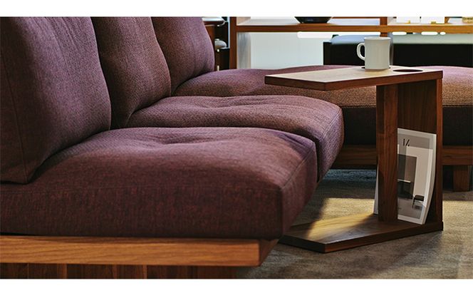 マスターウォール エルヴィス サイドテーブル 49 家具 インテリア ウォールナット 送料無料 収納 ナイトテーブル 