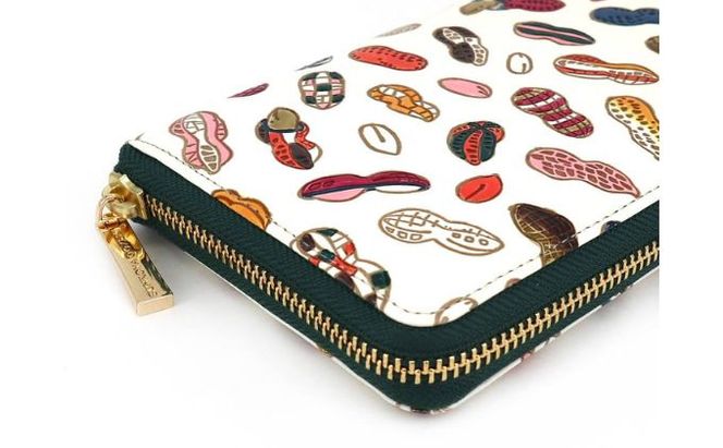 長財布 大容量 ぐるっとファスナーの長財布 ピーナッツ 文庫屋大関 通帳が入る 財布 レディース ラウンドファスナー レザー 本革 革 文庫革 レディース財布 お財布 通帳 通帳入れ 通帳ケース 日本製 東京 墨田区