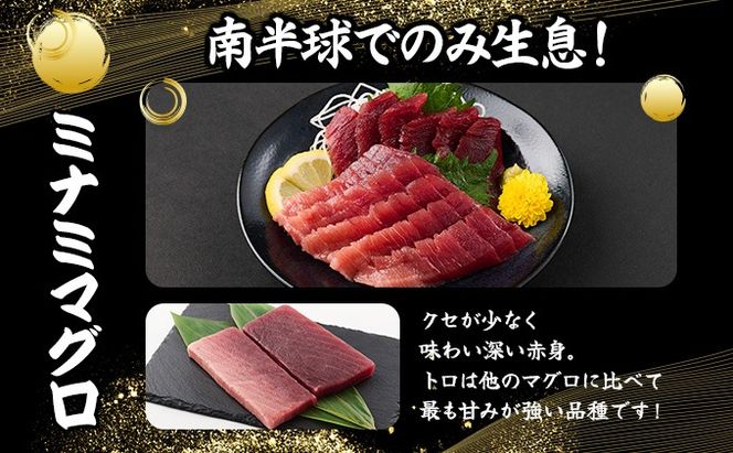 厳選ミナミマグロ赤身、中トロ食べくらべ【誉丸】　mh015