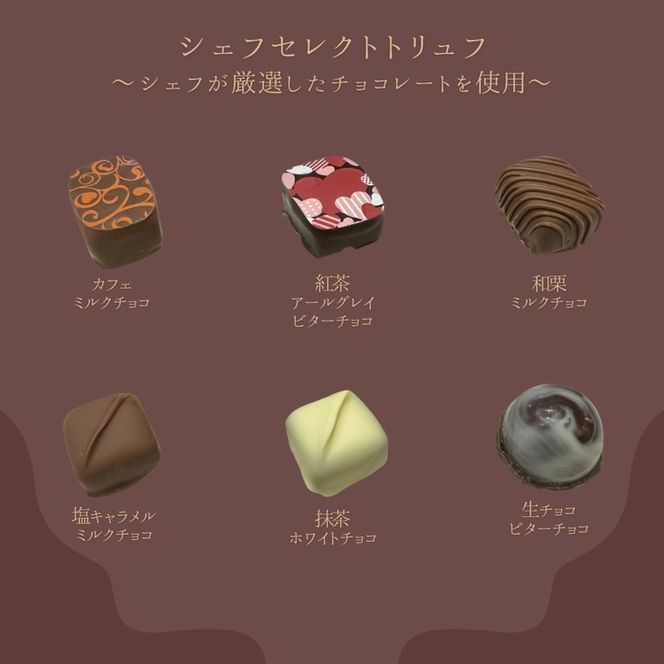 知多半島フルーツトリュフ・シェフセレクトトリュフ 12個　～響～ | 手作り チョコレート トリュフ 詰め合わせ ショコラ チョコ プレゼント バレンタイン ホワイトデー デザート スイーツ ギフト 贈り物 贈答 お祝い 記念日 Chocolate あじさい 愛知県 美浜町※2026年1月中旬～3月中旬頃に順次発送予定