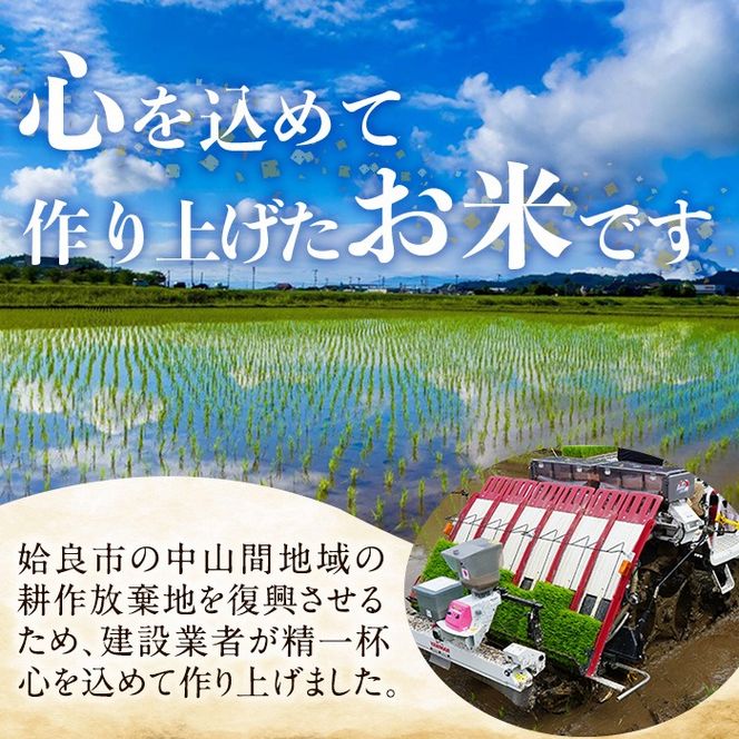 a1025 《令和7年産新米 先行予約受付中！2025年11月上旬以降順次発送予定》あいらふるさと応援米(計5kg)姶良市 お米 精米 白米 米 こめ コメ ご飯 ごはん ヒノヒカリ ひのひかり 5kg 5キロ【姶良のアグリM～】