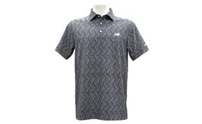 ニューバランスゴルフ ウェア 半袖 ポロシャツ メンズ 通気性 ブラック 012-6168011