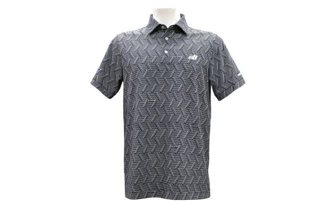 ニューバランスゴルフ ウェア 半袖 ポロシャツ メンズ 通気性 ブラック 012-6168011