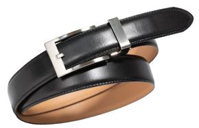 G2965 本革オートロックベルト30mm幅 ブラック【革ベルト ベルト レザー ビジネス スーツ メンズ 仕事 ファッション 小物 日用品 雑貨】