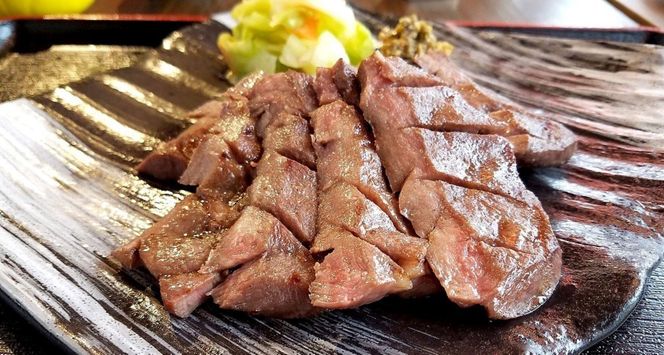 厚切り牛タン 4人前 480g 冷凍　【 焼肉 バーベキュー BBQ おうち焼肉 食べ物 食材 夕飯 休日 熟成 柔らかい 旨味 味付き牛タン 味付け牛タン 】 041009_CN004