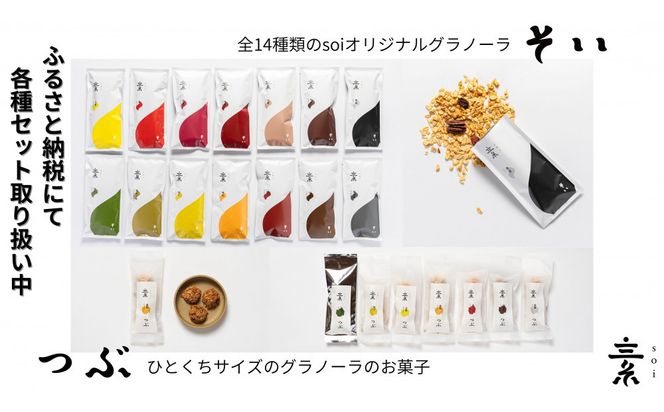 soi 食べ比べグラノーラ 4種類（ゆず・りんご・いちご・バナナ） 232238_PP21-PR