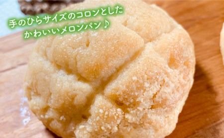 【 全3回 定期便 】自家製 豆乳 を使った お 豆腐 入り の メロンパン ( 卵 / 乳製品 不使用 )《糸島》【天然パン工房楽楽】【いとしまごころ】[AVC044]