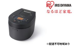 炊飯器 3合 アイリスオーヤマ IHジャー RC-IL30-B ブラック IH炊飯器 炊飯ジャー 銘柄炊き 炊き分け 低温調理 保温 タイマー発酵調理 家電 食欲の秋特集 