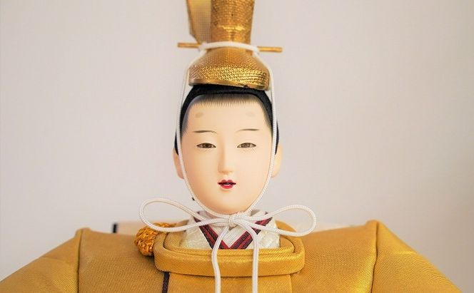 【雛人形の最高峰】瀞本金箔・金沢金箔を使用した最高級雛人形 人形作り40年 “平安天鳳”作 名入れ旗付き 皆紅 豪華 絢爛 黄金 純金 H067-160