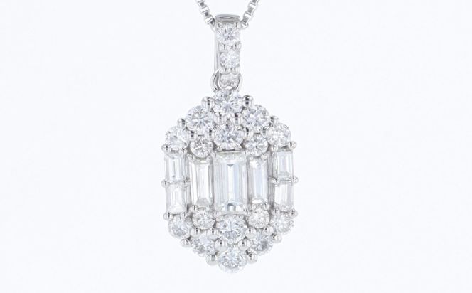 J103 アルカンシェル プラチナダイヤペンダント（計 0.50c）