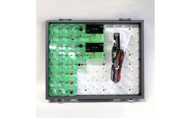 電子回路の入門用学習キット 電子ブロックシステム DBR-20（電子回路基礎実習器）