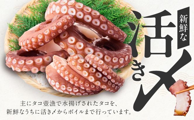 099H3804 冷凍ボイルタコ 足のみ 合計1kg（100g前後×7～14パック）たこ 刺身 個包装 酒の肴 酢の物 唐揚げ たこぶつ