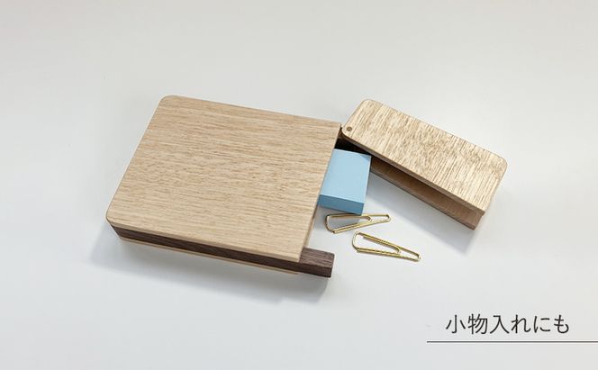 木製　名刺入れ（M・W）木製 北海道産 メジロカバ材 ウォールナット材 プレゼント 贈り物