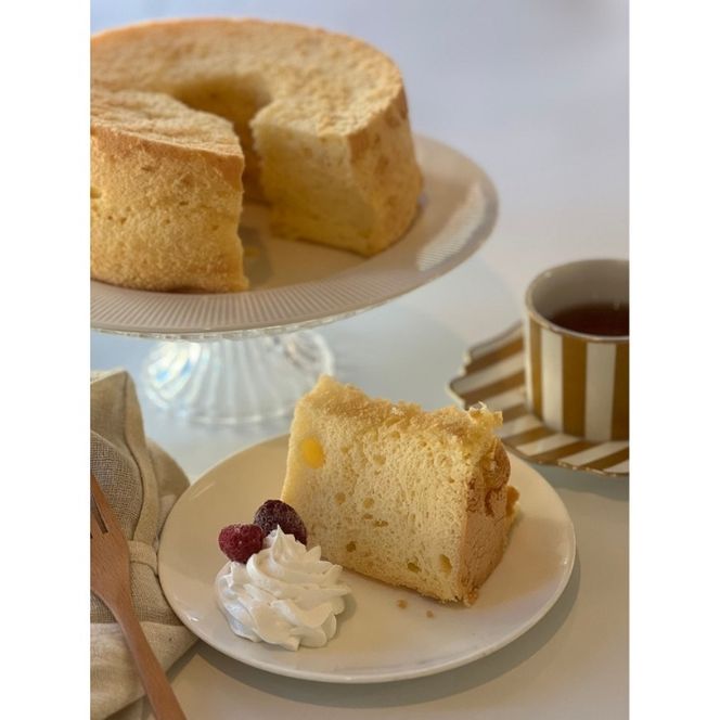 我慢しない砂糖ゼロシフォン(プレーン)ふわふわ しっとり スイーツ シフォンケーキ 砂糖不使用 冷凍 低糖質 お取り寄せ 人気