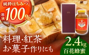 コハマのハチミツ 百花蜂蜜 2.4kg×1本 蜂蜜 はちみつ ハチミツ 国産 ギフト 年内発送 沖縄市 / 農業生産法人株式会社小浜養蜂場[BCAQ006] 