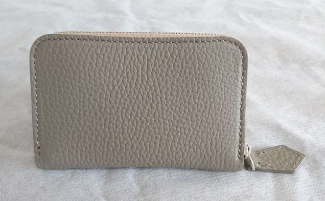 国産シュリンクレザー　ラウンドZIPコインケース ファッション小物 財布 ファスナータイプ 