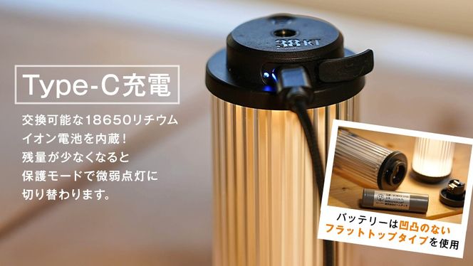LED ランタン 38灯 38-kT ( MIYABI ) ブラック 1点 充電式ライト