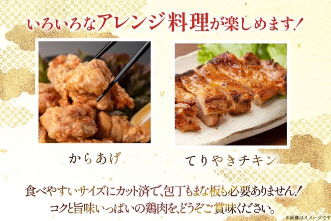 鶏肉 もも 宮崎県産 若鶏 もも切身 300g 4p 計 1.2kg セット [TRINITY 宮崎県 日向市 452061352] もも肉 小分け 鶏肉もも 宮崎 真空パック モモ モモ肉 冷凍 肉