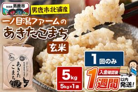 ＜令和7年産＞「秋田県男鹿市北浦産」あきたこまち（玄米）5kg [あきたこまち ブランド米 お米 玄米 米どころ 秋田 秋田県産 男鹿市北浦産]|23_imf-010501