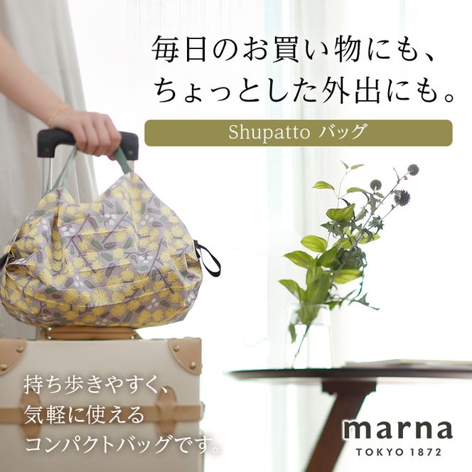 Shupatto コンパクトバッグ・S 【カラー2】バッグ エコバッグ シュパット マイバッグ 買い物バッグ 洗濯可能 コンパクト 折りたたみ マチ広 墨田区 東京都