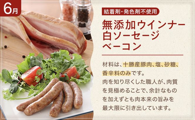 十勝幕別の定期便 お楽しみコース年6回お届け 加工食品 乳製品 チーズ 野菜 とうもろこし じゃがいも 