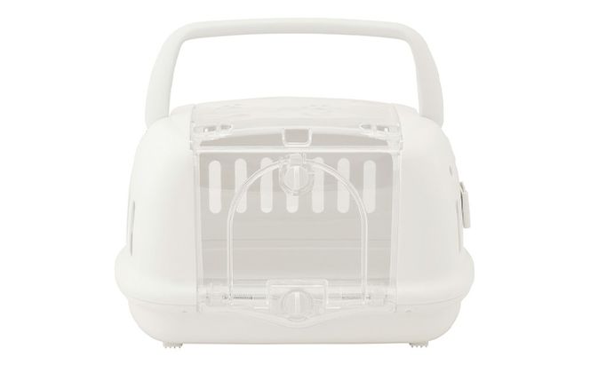 ペットハウス&キャリー アイボリー P-HC480 アイリスオーヤマ ペット用品 ペットグッズ ペットキャリーバッグ 猫 小型犬 おうち 出し入れラク 車 移動 シートベルト固定 給水ボトル 