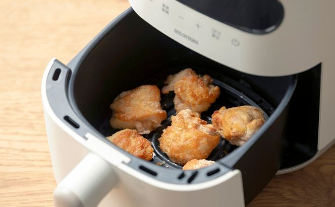 過熱水蒸気エア フライヤー FV-M30A-Ｃ アイボリー 電気フライヤー 家庭用 スチーム ヘルシー 揚げ物 揚げる 焼く 蒸す 温め直し 冷凍食品 デザート コンパクト アイリスオーヤマ