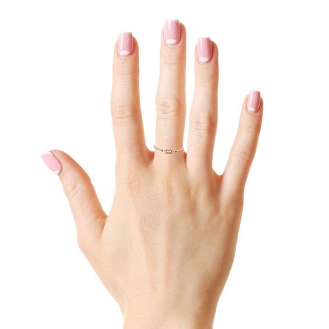 K18PG ダイヤモンドリング 0.01CT　RADR-4947DI-R 188-117