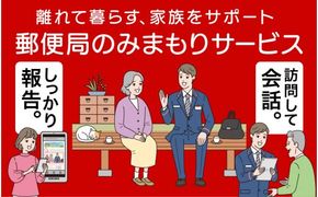 郵便局のみまもりサービス 「みまもり訪問サービス」12ヵ月 福岡県太宰府市
