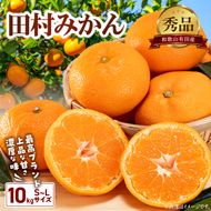 BD7005_【2026年先行予約】有田の高級みかん【田村みかん】秀品！たっぷり 10kg ギフトにもオススメ (S～Lサイズおまかせ)