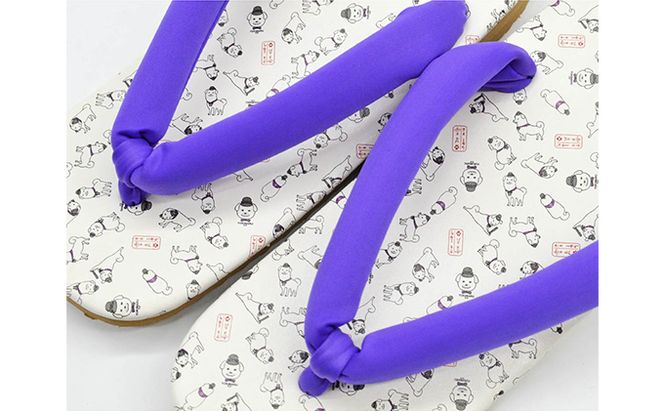 信貴×雪丸 ゆきまる雪駄 屋内屋外兼用 38PU 履物 和 和テイスト お祭り お祭り衣装 小物 屋内外兼用 室内で履ける 太めの鼻緒 伝統的履物 手作業 日本の伝統 柄入り天板 