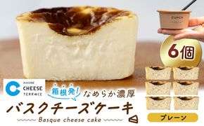 箱根発！なめらか濃厚バスクチーズケーキ 箱根チーズテラス・カプチ 【プレーン6個セット】 142069_JF002