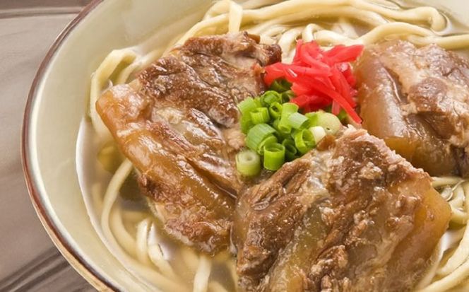 そば家鶴小 (ちるぐゎー) ソーキそば 4食セット 沖縄そば おきなわそば お土産 取り寄せグルメ おすすめ 沖縄市 / 株式会社キャプテンズフード[BCCG002]