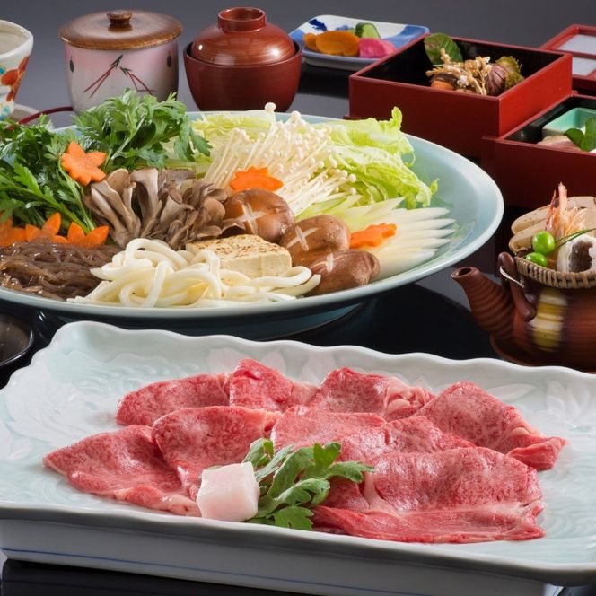 【料亭旅館三田清（みたせ）】（3名様）特撰伊賀牛　すき焼きコースお食事券【mita0005】