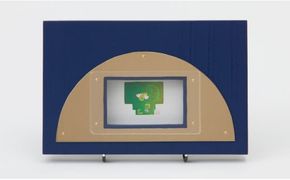 作家さんが1つ1つ製作!!｢ハーフムーンフレーム｣ 1個【真鍮】E-236