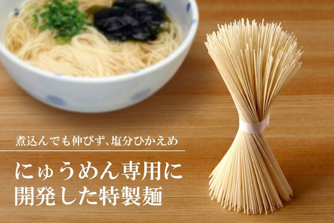 2分30秒でできる『神埼にゅうめん』スープ付 20袋入【そうめん にゅうめん 特産品 佐賀県特産品 簡単 乾麺】(H014135)