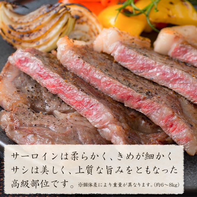 淡路牛 サーロイン 原木丸々1本 約6～8kg　サーロイン